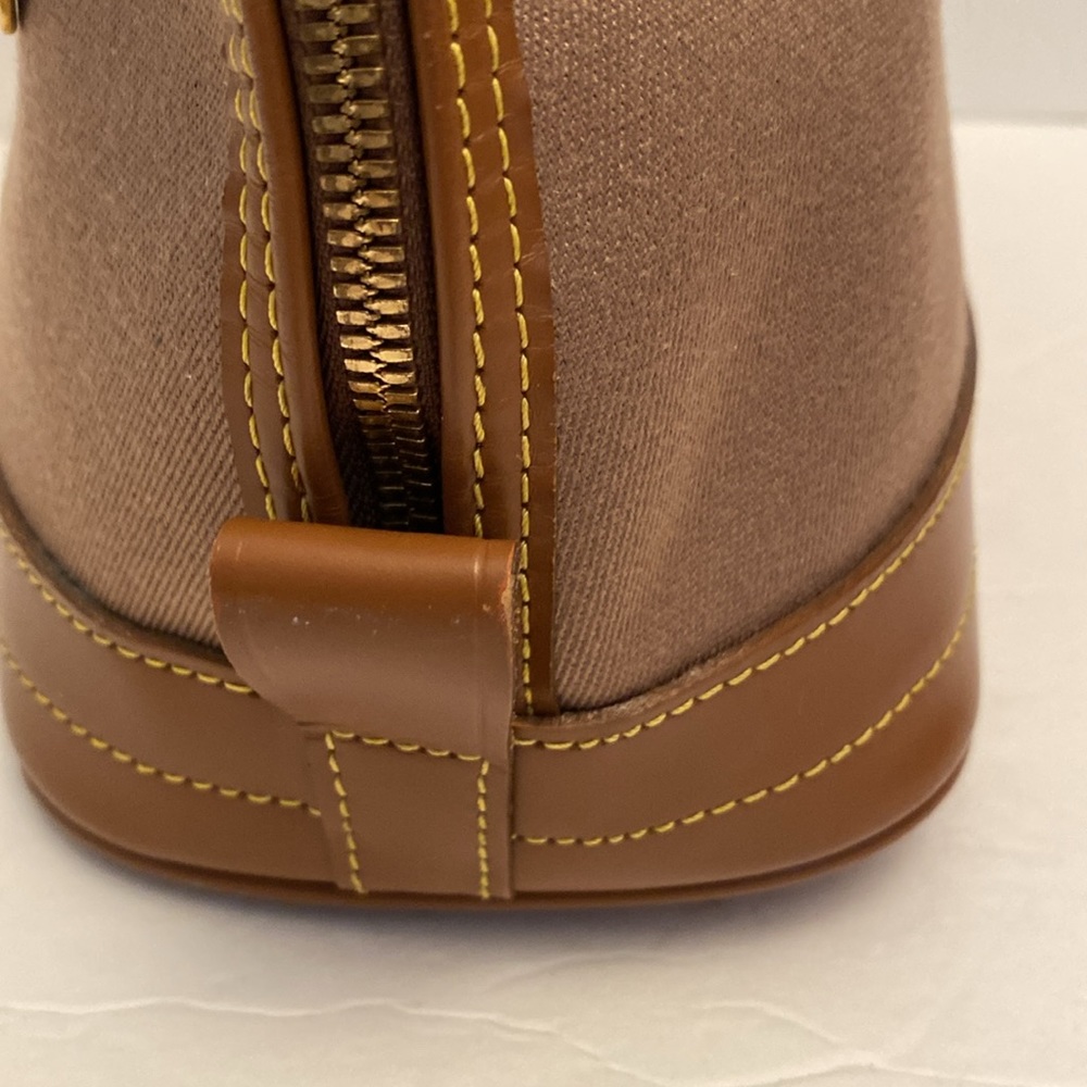 Vintage Dooney & Bourke Canvas and Leather Dome Bag - Picture 10 of 16